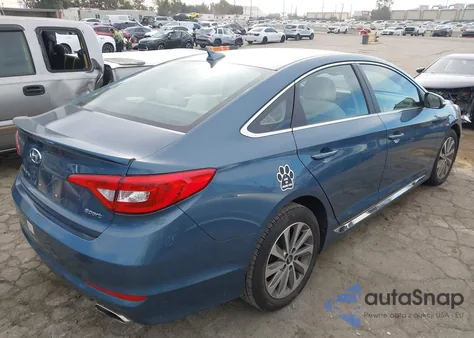 2015 Hyundai Sonata Sport из США, поврежденный, VIN 5NPE34AF4FH101092